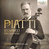 Piatti: Brilliant Classics Luciano Tarantino - Piatti: 12 Capricci For Cello Solo (CD)