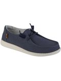 HEYDUDE Wendy Chambray Navy White Instappers Dames