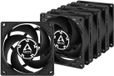 ARCTIC P8 PWM PST Computer behuizing Ventilator 8 cm Zwart