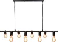 it's about RoMi Hanglamp Miami - Zwart - 105x15x9cm - 8L