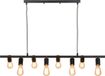 it's about RoMi Hanglamp Miami - Zwart - 105x15x9cm - 8L
