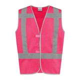Merkloos / Sans marque Veiligheidsvest 100% polyester roze maat 6XL-7XL