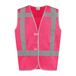 Merkloos / Sans marque Veiligheidsvest 100% polyester roze maat 6XL-7XL
