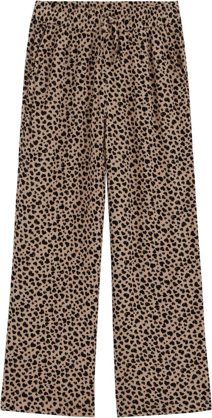WE Fashion Meisjes straight fit broek met print