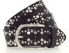 Vanzetti Leren Riem Belt 35MM W70 Black Zwart