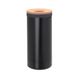 Brabantia Panier à linge - 35L - Rond - Noir - Avec couvercle