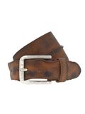 Vanzetti Leren Riem Denim Love 40mm Full Leather Belt W100 Cognac Bruine