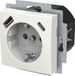 Busch Jaeger Balance wandcontactdoos kinderveilig + 2x USB-Lader alpinwit 20 EUCB2USBAC-914