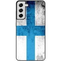 Samsung Galaxy S21 Drapeau marseille Verstevigd hoesje met sublimatie bedrukking