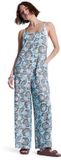 Roxy Hibiscus Haze Mouwloze Jumpsuit Blauw L Vrouw