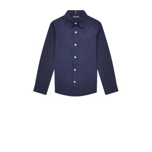 Tommy Hilfiger overhemd met logo donkerblauw