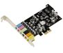 KALEA-INFORMATIQUE Geluidscontrollerkaart op PCIe-poort, 5.1 6-kanaals uitgang, met CMEDIA CM6212 High en Low Profile-chipset