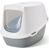 Savic kattenbak Robin Jumbo - lichtgrijs / wit