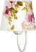 Applique murale classique, blanc, avec abat-jour rose, modèle IZA 12-183