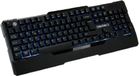 Clavier de jeu hybride avec éclairage LED, touches mécaniques, disposition QWERTY