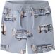 Nmmjaxon NAME IT Jongens Bermuda shorts NMMJAXON NREG SWEAT SHORTS UNB Blue Fog Katoen 95% Maat 98
