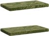 vidaXL - 2-delige Bankkussens VUGHT - 2 st - 100% Polyester - Bladontwerp