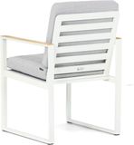 Santika Furniture Soray/Talai 180 cm dining tuinset 5-delig Wit Aluminium 4 zitplekken Inclusief kussen