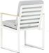 Santika Furniture Soray/Talai 180 cm dining tuinset 5-delig Wit Aluminium 4 zitplekken Inclusief kussen