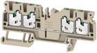 Weidmüller Durchgangs-Reihenklemme SNAP IN 2.5 mm² 800 V 24 A Beige;Groen