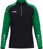 Jako Sonic Ziptop Heren - Zwart / Groen | Maat: 3XL
