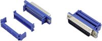 Connfly DS1036-25MPU2PX-YT D-sub stekker 180 ° Aantal polen: 25 Snijklem 1 stuk(s)