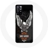 Harley Davidson Maniacase Hoesje voor Xiaomi Redmi Note 11s 5G adelaar logo