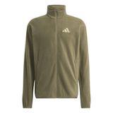 Adidas Terrex Terrex Multi Essentials Fleece Jack Met Lange Ritssluiting - Heren - Groen