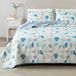 Great Bay Home Twin Coastal Quilt Bedding Set, Zomer Kust Quilt met Sham, Strand 2-delige Omkeerbare All Season Sprei Quilt Set. Lichtgewicht nautische Gewatteerde Coverlet. Bali Collectie, Koraal