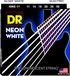 DR Strings NWE-11 Hi-Def Neon white 11-50 set snaren voor elektrische gitaar