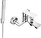 Mexen Royo R72 robinet de baignoire avec ensemble de douche, chrome - 7223R72-00