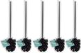discountershop Losse toiletborstel universele RVS Toiletborstel Set - 5 Stuks WC-borstel WC Toilet Borstel Borstels Toiletborstels