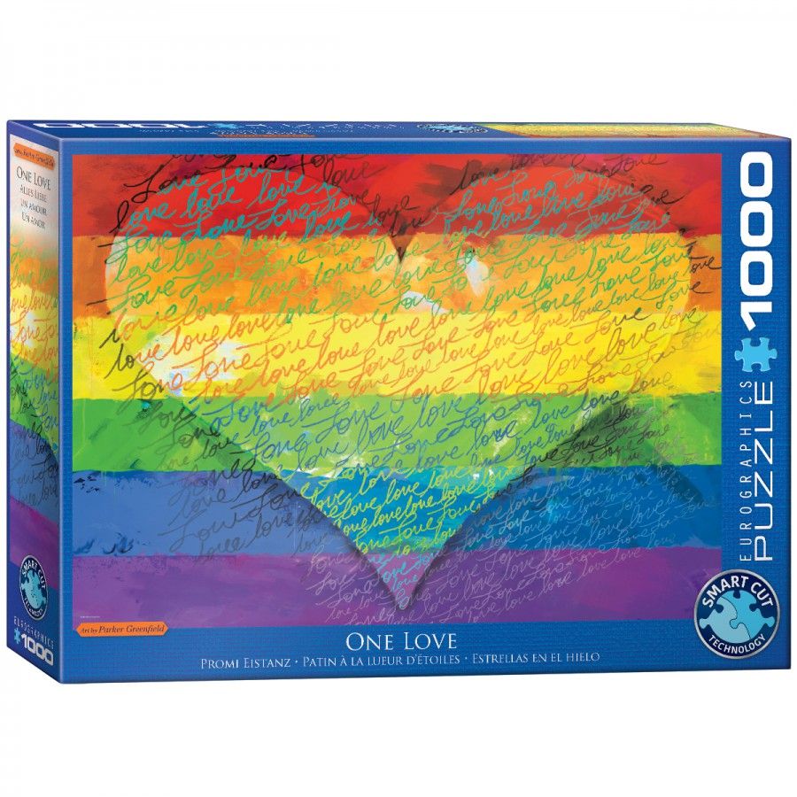 Eurographics One Love Puzzel (1000 stukjes) - Multicolor - 0628136655422