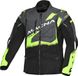 Macna Landmark Veste de motocross, noir/gris/jaune, taille 2XL