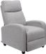 Anders Dream Lichtgrijze Relaxfauteuil - Stof/Hout - Grijs
