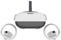 HERMJ VR-bril, Nieuwe 3D 8K P-ico N-eo 3 VR Streaming Game Bril Geavanceerde All In One Virtual Reality Headset Display 55 Vrij Populaire Games 256 GB (Color : 128GB)