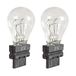 cyclingcolors 2 x lamp 3157 12 V P27/7 W W2,5 x 16q 32/3CP S25q transparant dubbel filament auto Amerikaanse Aziatische achteruitrijdoos, transparant