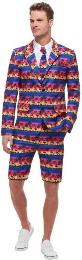 Smiffys Sunset Flamingo Suit Costume - XL - Men's - Multicolours