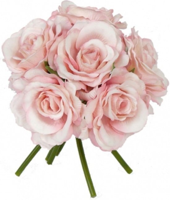 Bellatio Flowers & Plants Fun & Feest Bloemen Rozen boeket roze