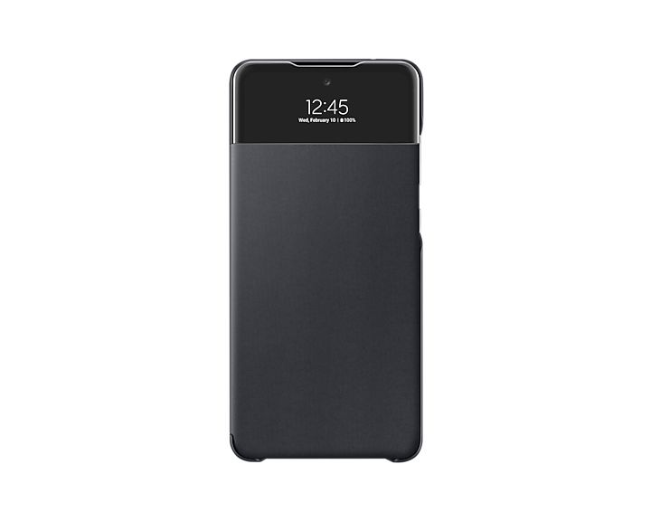 Samsung Galaxy A72 Smart S View Wallet Cover - Black
