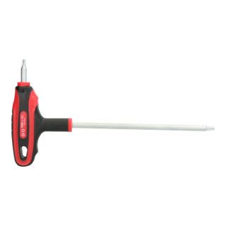 KS Tools ERGOTORQUEplus T-greep TX inbussleutel, geboord, TB25 - 1 stuk