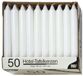 Starpak 50 Tafelkaarsen Ø 2,1 cm · 19,6 cm wit