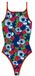 Roses&skulls Maillot de bain Bleu 4XL Femme