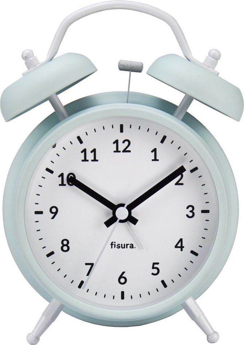 Fisura Retro Wekker – Op batterijen – Munt
