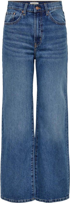 ONLY ONLHOPE EX HW WIDE DNM ADD465 NOOS Dames Jeans - W28/L32 - Medium Blue Denim