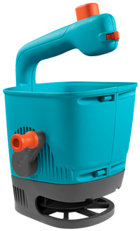 GARDENA Handstrooier M - Strooikar - 1.8 Liter - 4m - Blauw/Grijs/Oranje