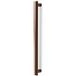 Viefe Poignée de tirage MOON en aluminium, bronze brossé - 384 mm - Un côté (1 pièce)