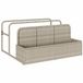 vidaXL Sac de rangement gris clair 110x100x57 cm Polyrotin