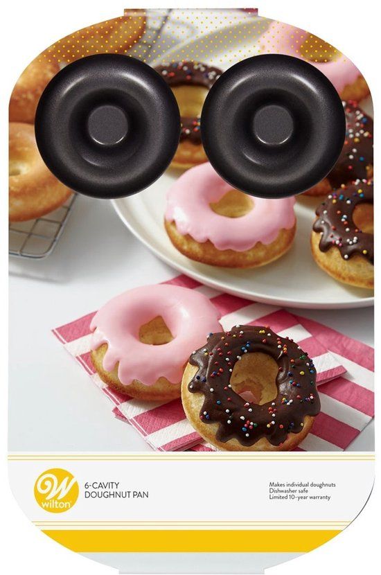Wilton Donut Bakvorm - Donutmaker voor 6 Donuts - 21x32 cm