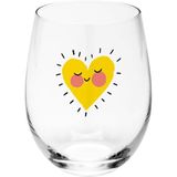 Sheepworld Drinkglas met hartmotief